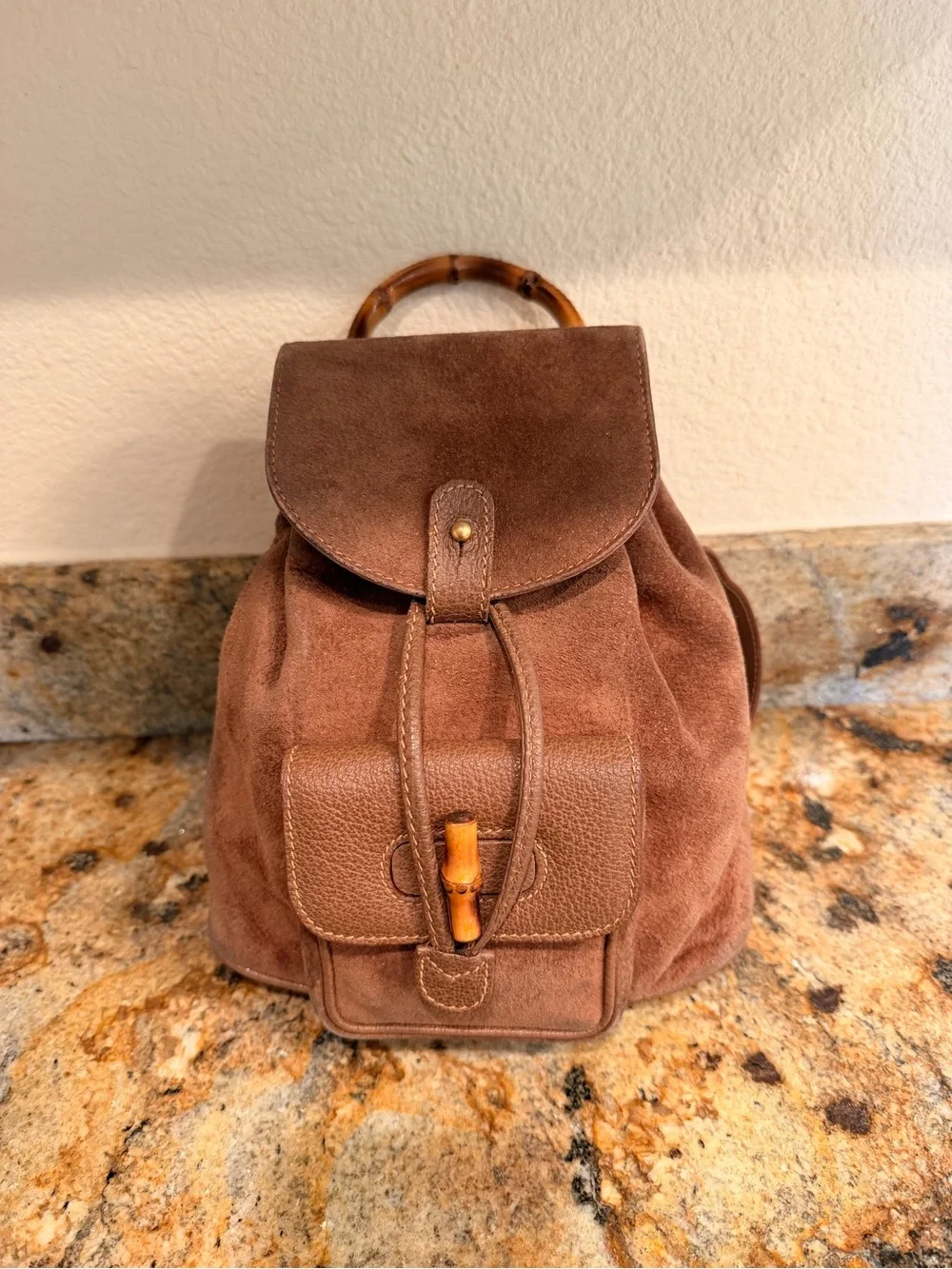 current mood mini backpack Checkered Faux Fur iPad carrying case The Buzz: More JanSport Colour:Grape Jelly